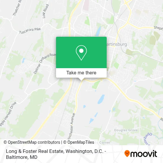 Long & Foster Real Estate map
