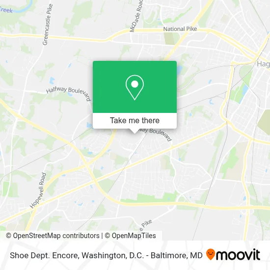 Shoe Dept. Encore map