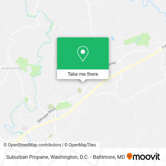 Suburban Propane map