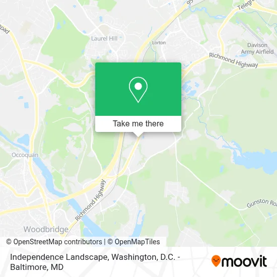 Independence Landscape map
