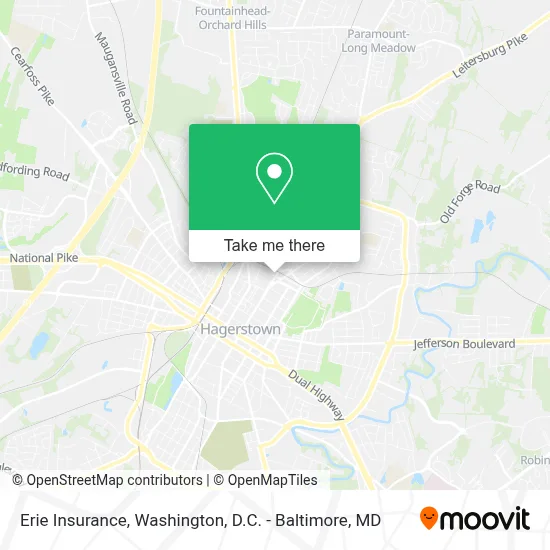 Erie Insurance map