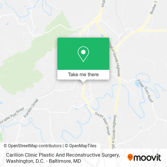 Carilion Clinic Plastic And Reconstructive Surgery map