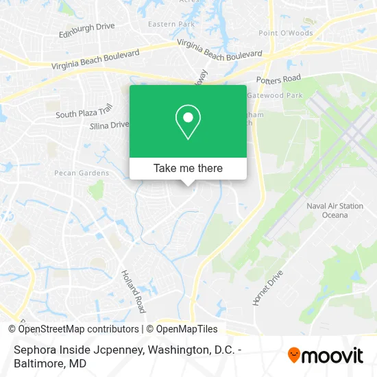 Sephora Inside Jcpenney map
