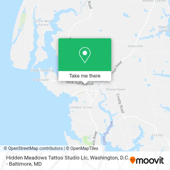 Hidden Meadows Tattoo Studio Llc map