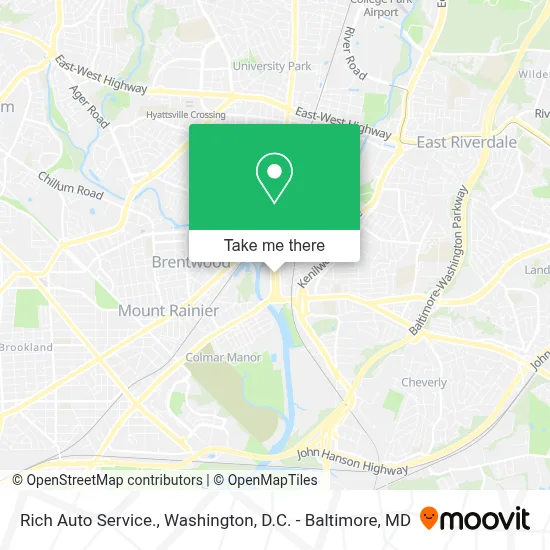 Rich Auto Service. map
