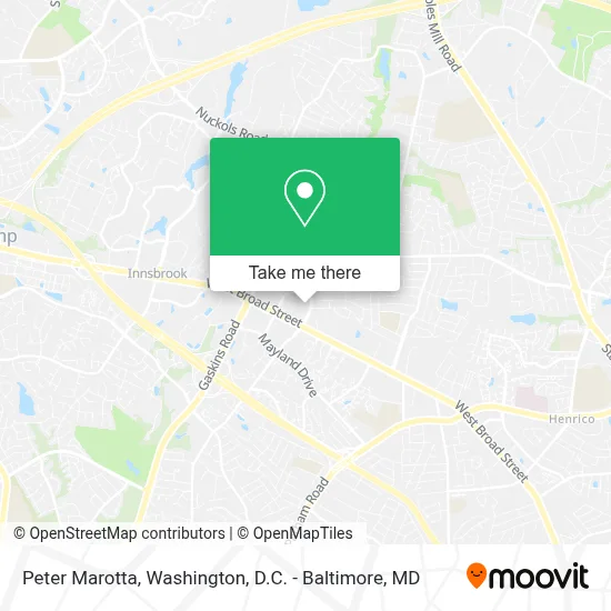 Peter Marotta map