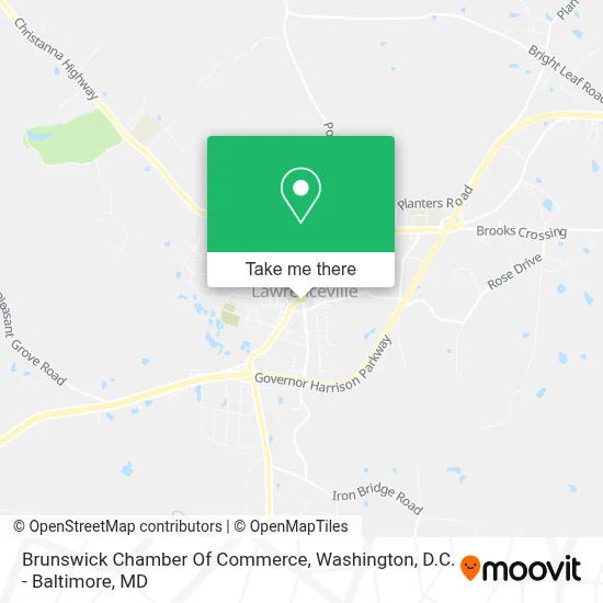 Brunswick Chamber Of Commerce map