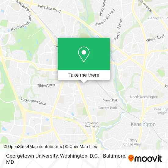 Georgetown University map