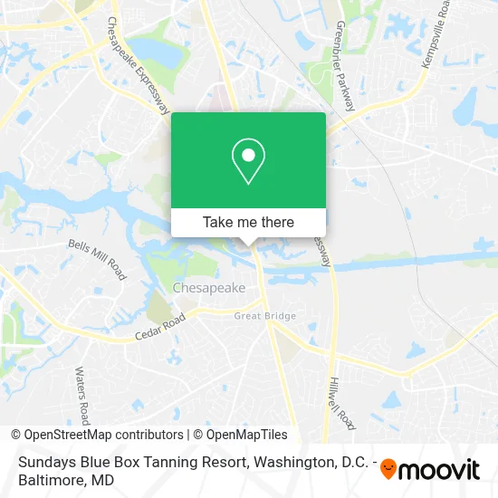 Sundays Blue Box Tanning Resort map