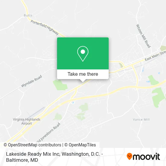 Lakeside Ready Mix Inc map