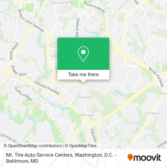 Mr. Tire Auto Service Centers map