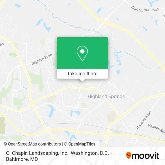 C. Chapin Landscaping, Inc. map
