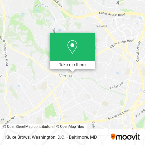 Kluxe Brows map