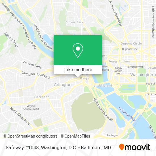 Safeway #1048 map