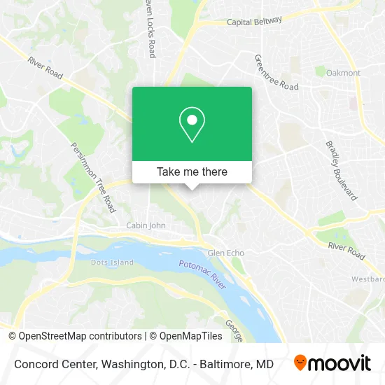 Concord Center map