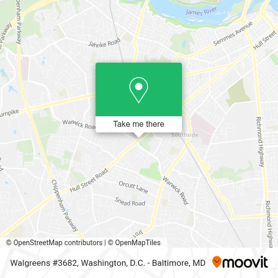 Walgreens #3682 map