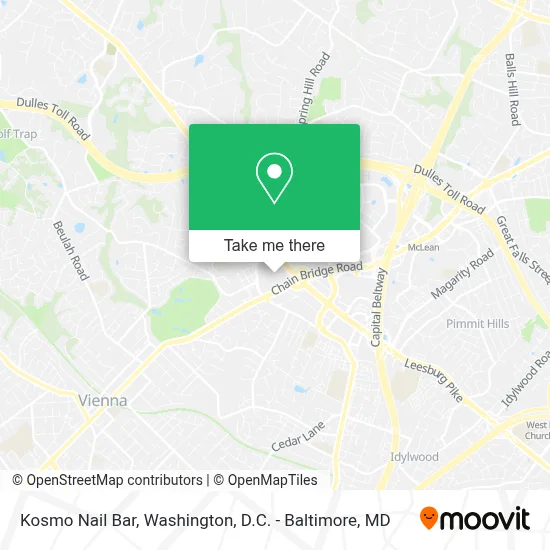 Kosmo Nail Bar map