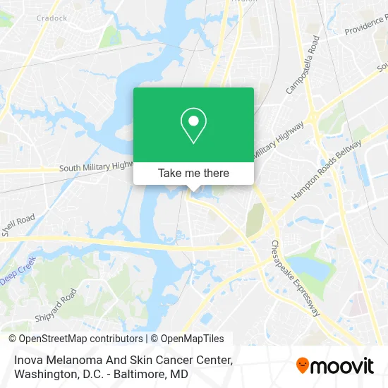 Inova Melanoma And Skin Cancer Center map