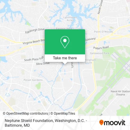 Neptune Shield Foundation map