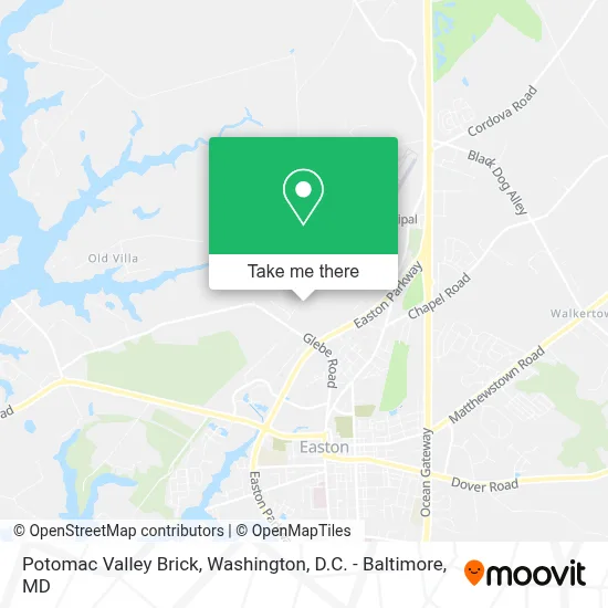 Potomac Valley Brick map