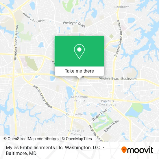 Myles Embellishments Llc map