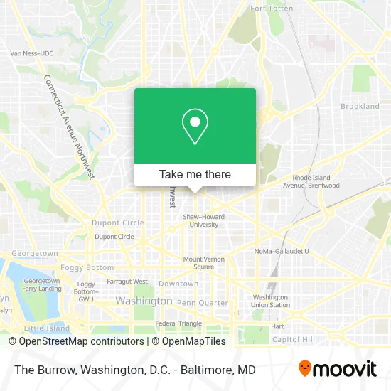 The Burrow map