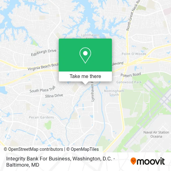 Integrity Bank For Business map