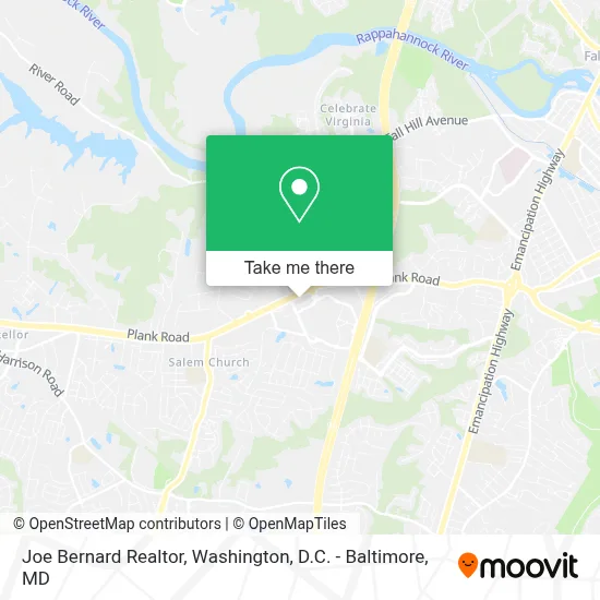 Joe Bernard Realtor map