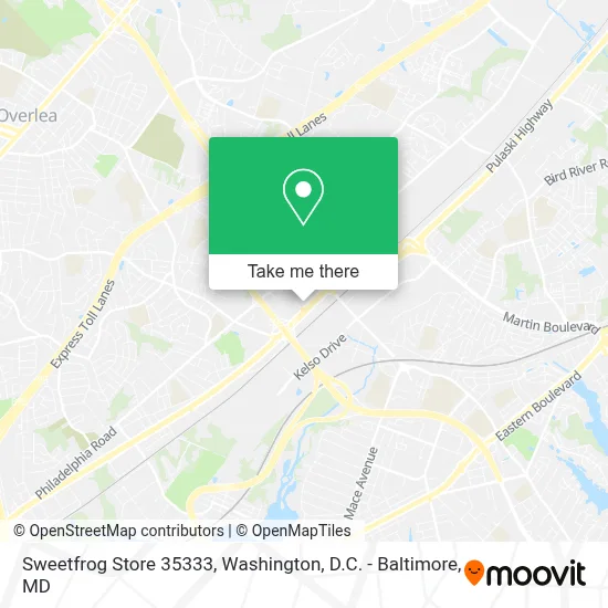 Sweetfrog Store 35333 map