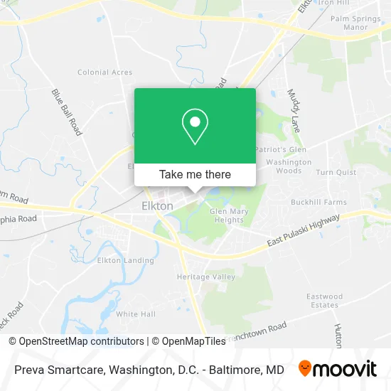 Preva Smartcare map