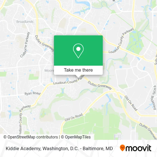 Kiddie Academy map