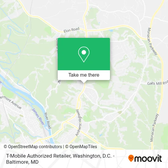 T-Mobile Authorized Retailer map