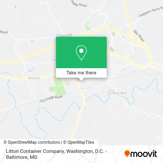 Litton Container Company map