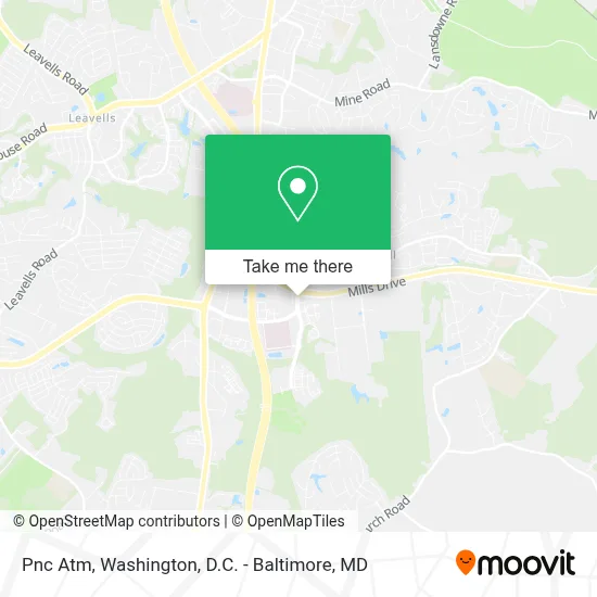 Pnc Atm map