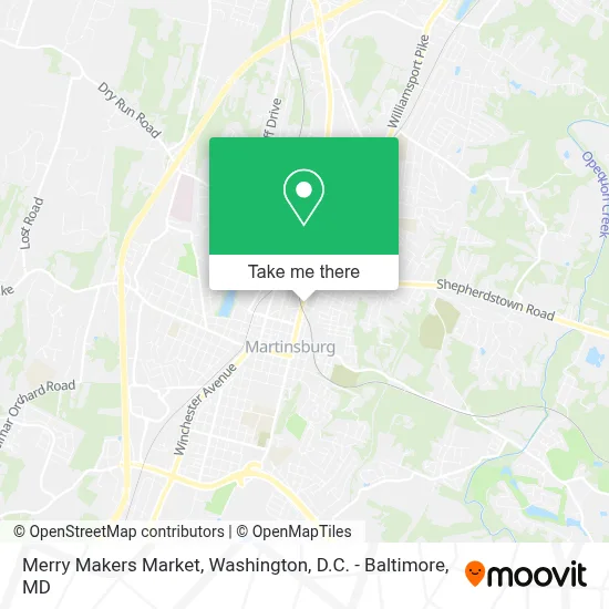 Merry Makers Market map