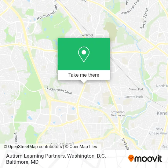 Autism Learning Partners map