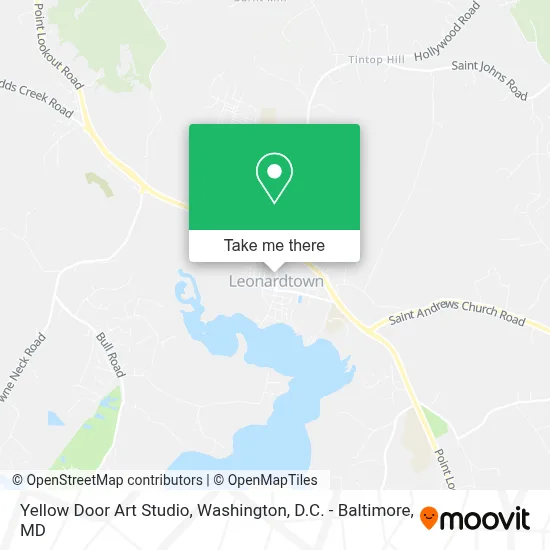 Yellow Door Art Studio map