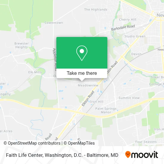 Faith Life Center map