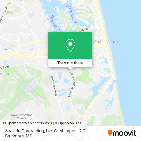 Seaside Contracting, Llc map