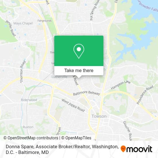 Donna Spare, Associate Broker / Realtor map