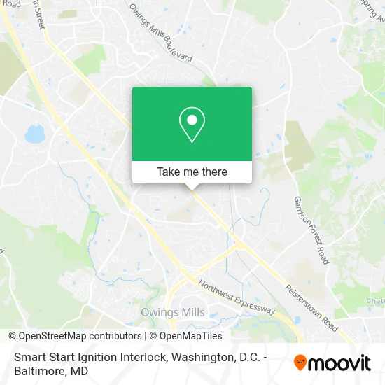 Smart Start Ignition Interlock map