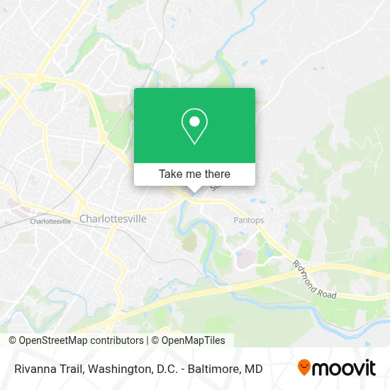 Rivanna Trail map
