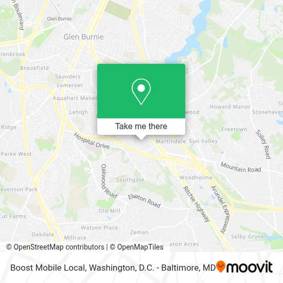 Boost Mobile Local map