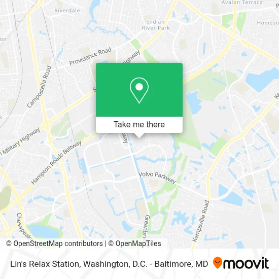 Lin's Relax Station map