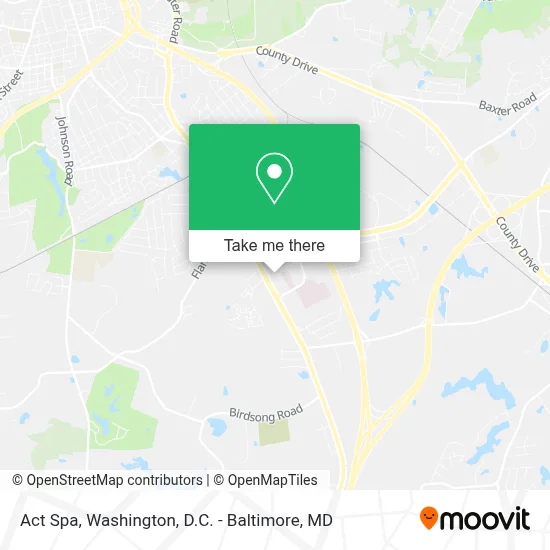 Act Spa map