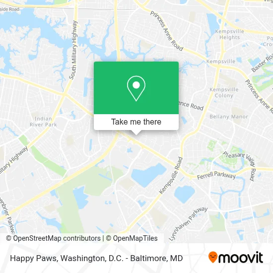Happy Paws map