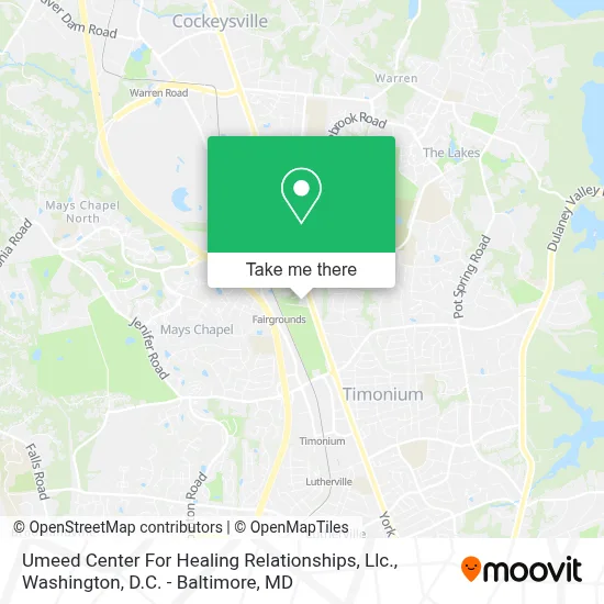 Umeed Center For Healing Relationships, Llc. map