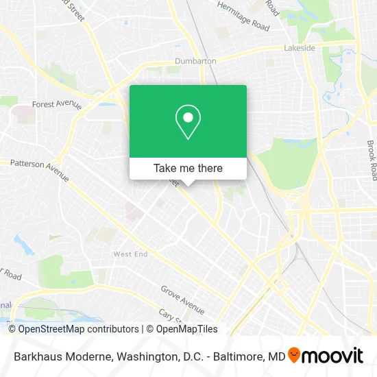 Barkhaus Moderne map