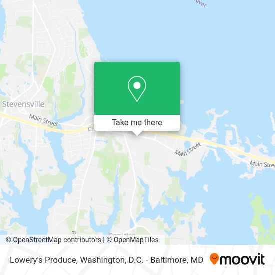 Lowery's Produce map