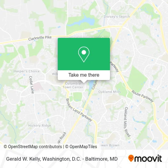 Gerald W. Kelly map